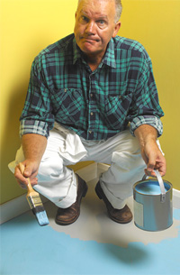 paint yourself into a corner