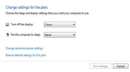 Display Settings Win7